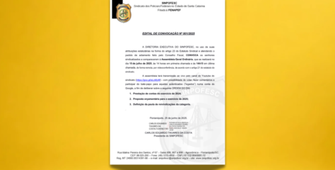 CONVOCAÇÃO PARA AGO EM 15 DE JULHO