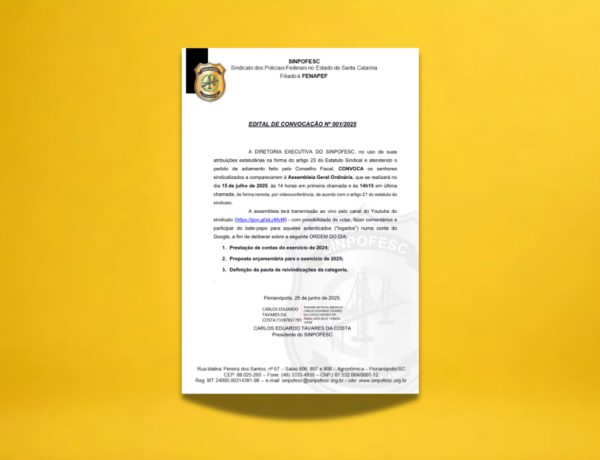 CONVOCAÇÃO PARA AGO EM 15 DE JULHO
