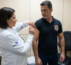 ARTICULAÇÃO DO SINPOFESC GARANTE VACINAÇÃO CONTRA A INFLUENZA PARA SERVIDORES DA PF EM ITAJAÍ
